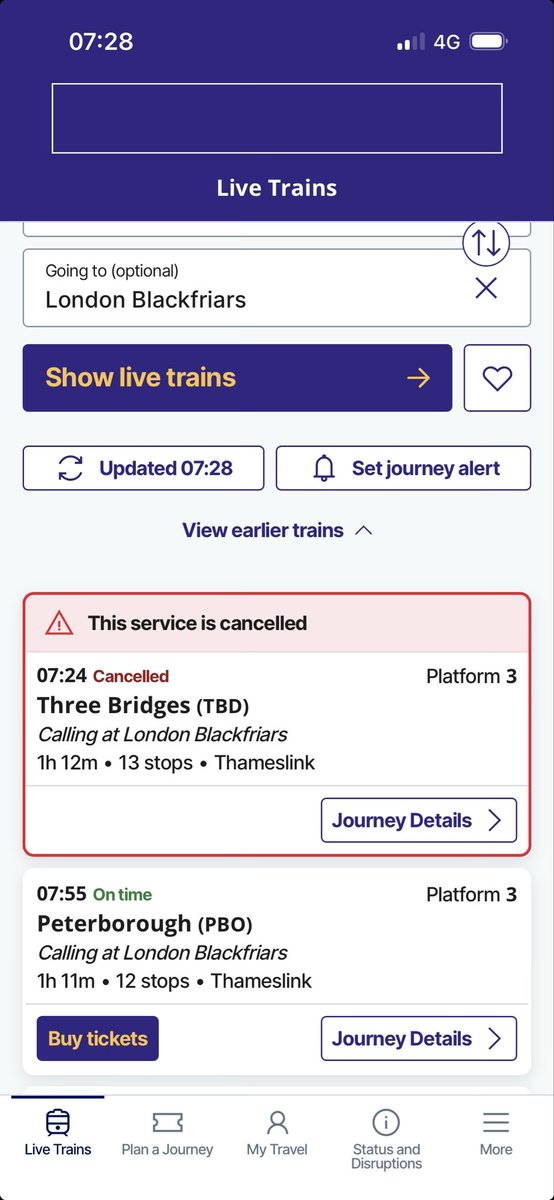 pauljacob74's tweet photo. @TLRailUK Nice of you to cancel this as the train is leaving!!! https://t.co/n61WP69G4N