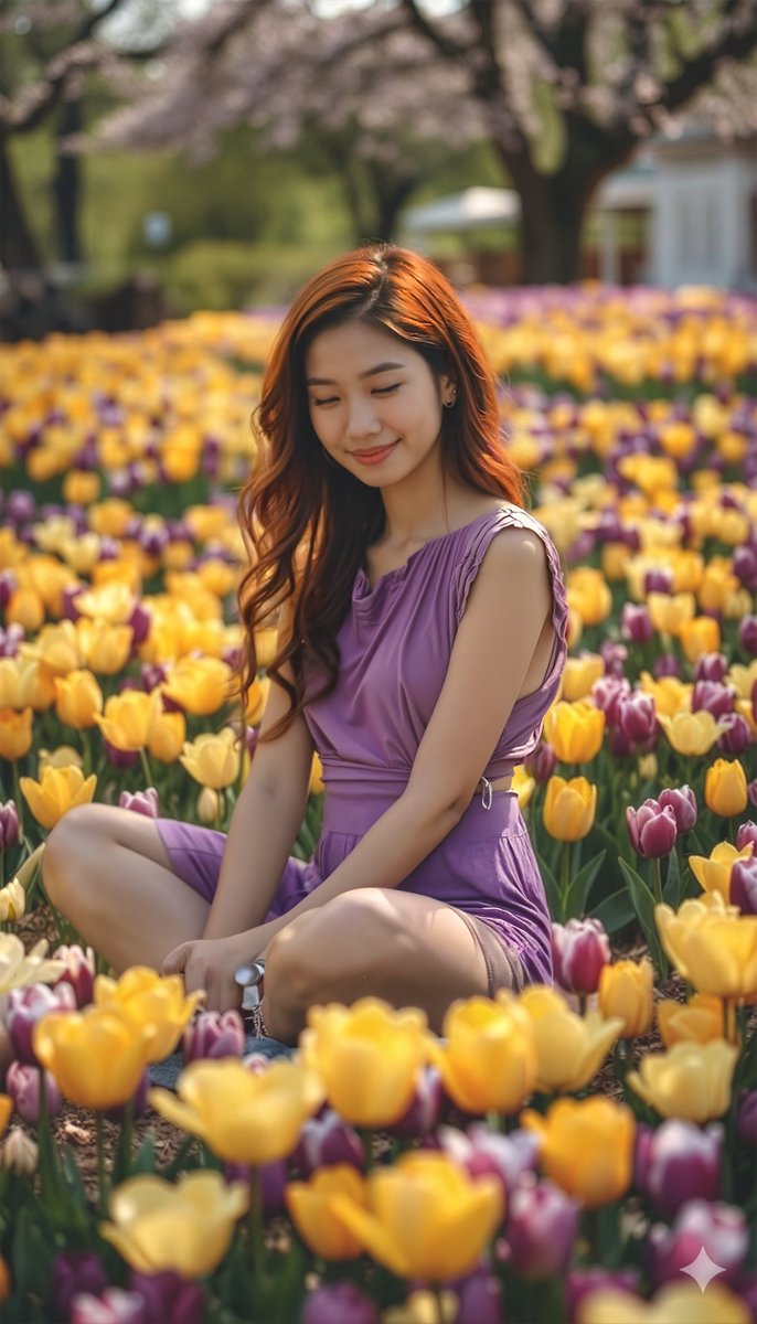 Eisenohr69's tweet image. Variationen des Lila-Traums im Tulpenfeld
Eingefangen in sanftem, natürlichem Licht, vermittelt dieses Bild eine romantische Atmosphäre, die an eine intime Filmszene erinnert.
#photography #fashion #entertainment #tulip #purple #EisenohrKleineKiKunstBild