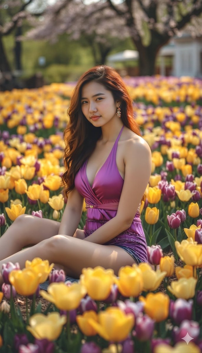 Eisenohr69's tweet image. Variationen des Lila-Traums im Tulpenfeld
Eingefangen in sanftem, natürlichem Licht, vermittelt dieses Bild eine romantische Atmosphäre, die an eine intime Filmszene erinnert.
#photography #fashion #entertainment #tulip #purple #EisenohrKleineKiKunstBild