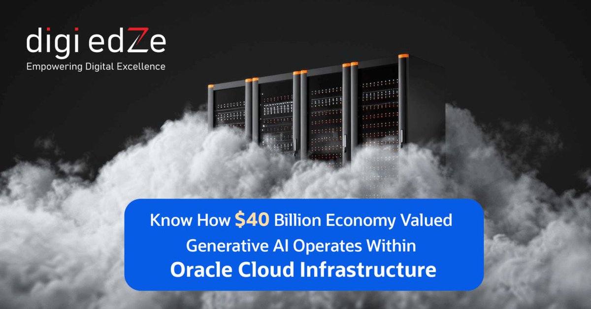 digi_edZe's tweet image. Generative AI is reshaping cloud ecosystems 
With #Oracle Cloud Infrastructure (OCI), businesses can build, fine-tune &amp;amp; deploy AI at scale—from chat to smart data extraction.Unlock faster innovation

Read more: lnkd.in/gUDxB8aK

#GenerativeAI #OracleCloud #CloudComputing