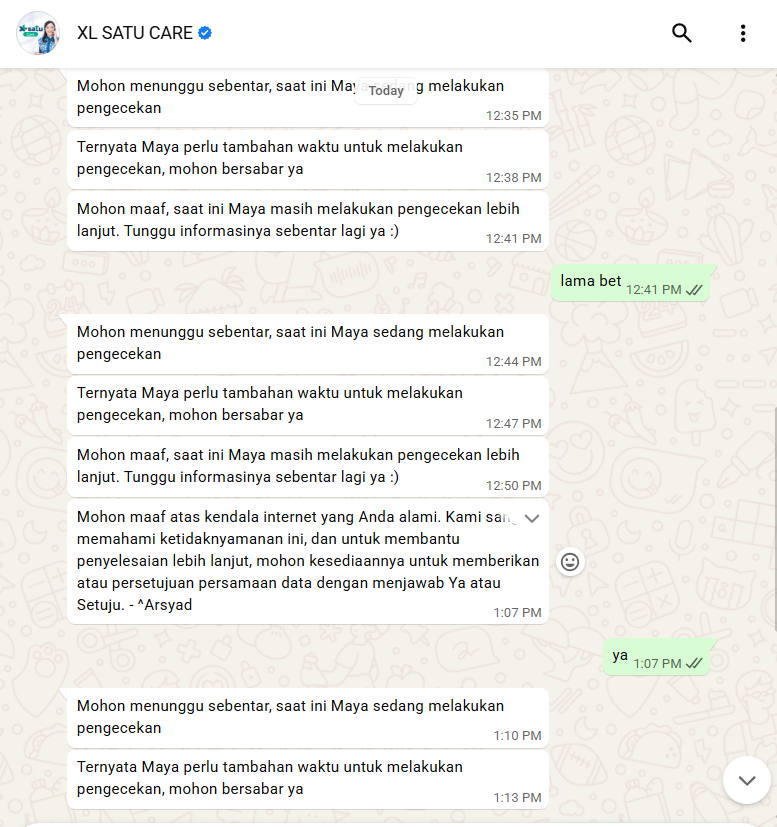 citrangs's tweet photo. @FirstlyMedia semenjak di akusisi @xlsatu_ cs nya jadi lemottt paraaah, padahal pas jaman firstmedia fast respon bgt. di dm di twitter juga cepet balesnya. Liat deh berapa banyak waktu gw terbuang cuma buat komplen internet gangguan https://t.co/KpQiua4iJ9