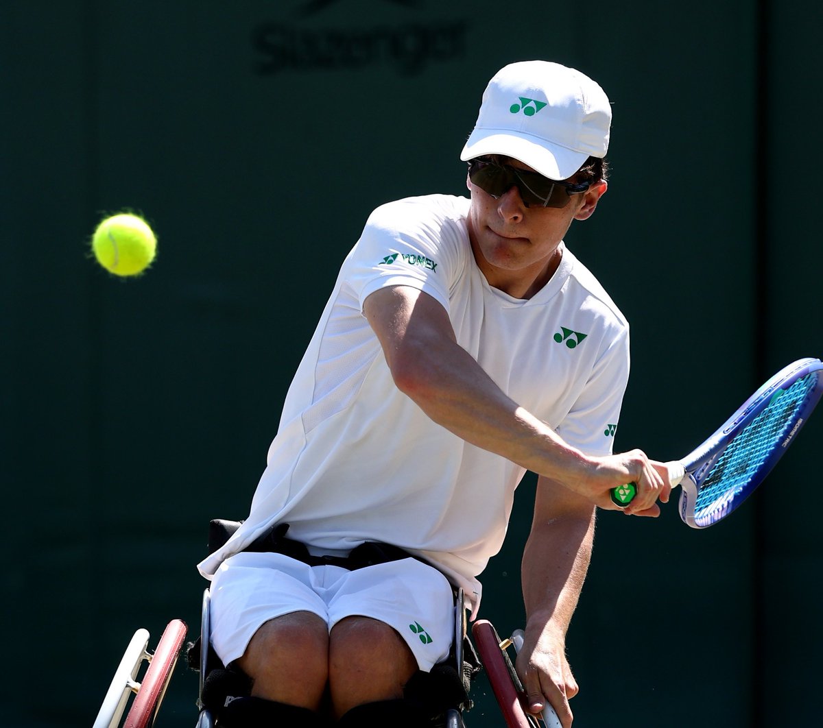 WChairTennisGB's tweet photo. Also after a first round bye, sixth seed @gregjslade progresses to the quad singles quarter-finals at the Japan Open...

Greg beat Shota Kawano (JPN) 7-5, 6-3 to set up a meeting with world No.1 Niels Vink (NED).

#BackTheBrits 🇬🇧 | #WheelchairTennis https://t.co/C6Xafa4Cuc