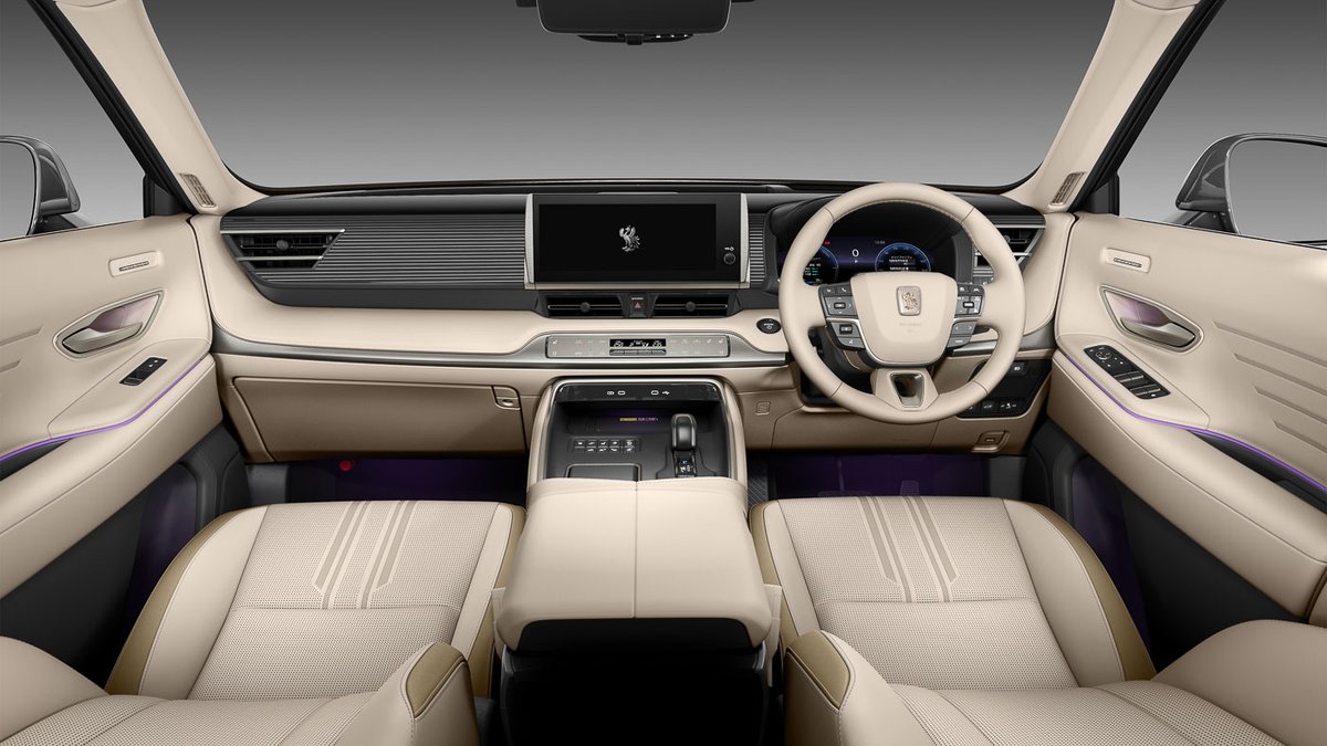 Auto_Revving's tweet photo. The Toyota Century SUV is a premier chauffeur-driven "sanctuary" or "mobile office." Outranking Lexus, it rivals Rolls-Royce by blending Japanese hospitality with elite craftsmanship.
It might also have an 800-HP V-12 Engine to it.
#Toyota #ToyotaCentury #SUV #CarTrend #V12 https://t.co/l2pvVqBZFa