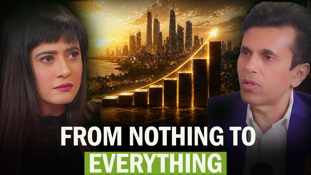 PoonamVT's tweet image. Came to Mumbai with ₹1000… 

No contacts. No backup plan.

Built a ₹8000+ crore empire.

This is what belief + courage looks like.

Watch here: youtu.be/ZD0Dt2LelCs?si…  
.
.
.
#ThePVTShow #AnandPandit #SuccessStory #Entrepreneurship #DreamBig