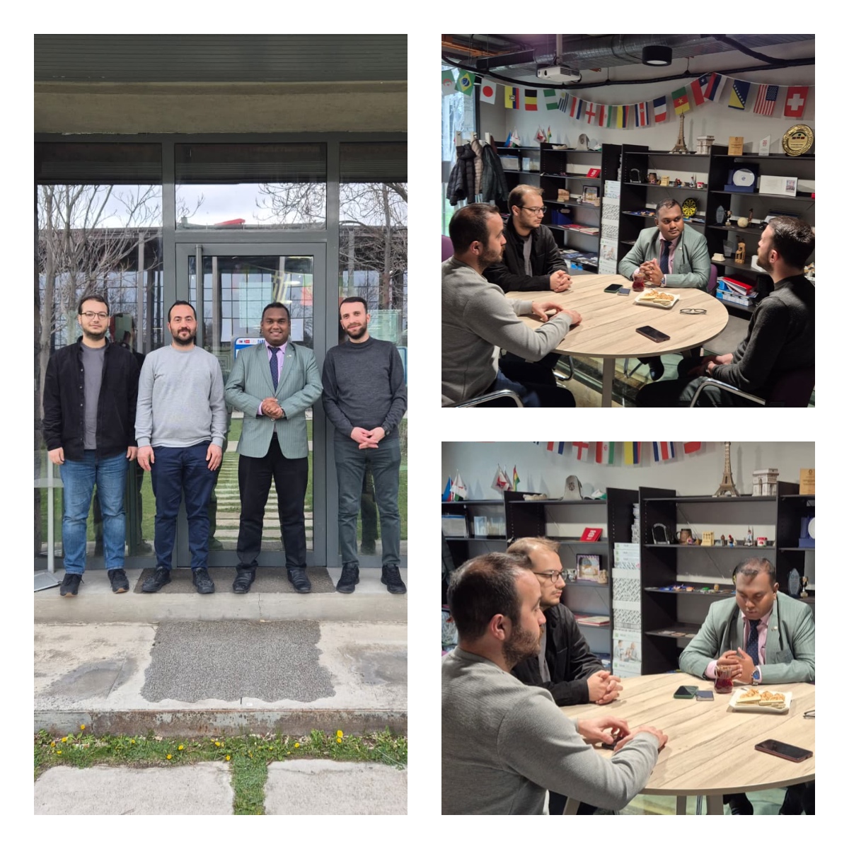 AGU_IO's tweet photo. Representatives from our partner institutions — Daffodil International University and Universiti Malaysia Pahang Al-Sultan Abdullah — visited Abdullah Gül University to further strengthen our international collaboration and explore new opportunities together. 🌍🤝 https://t.co/eNGzDb831n
