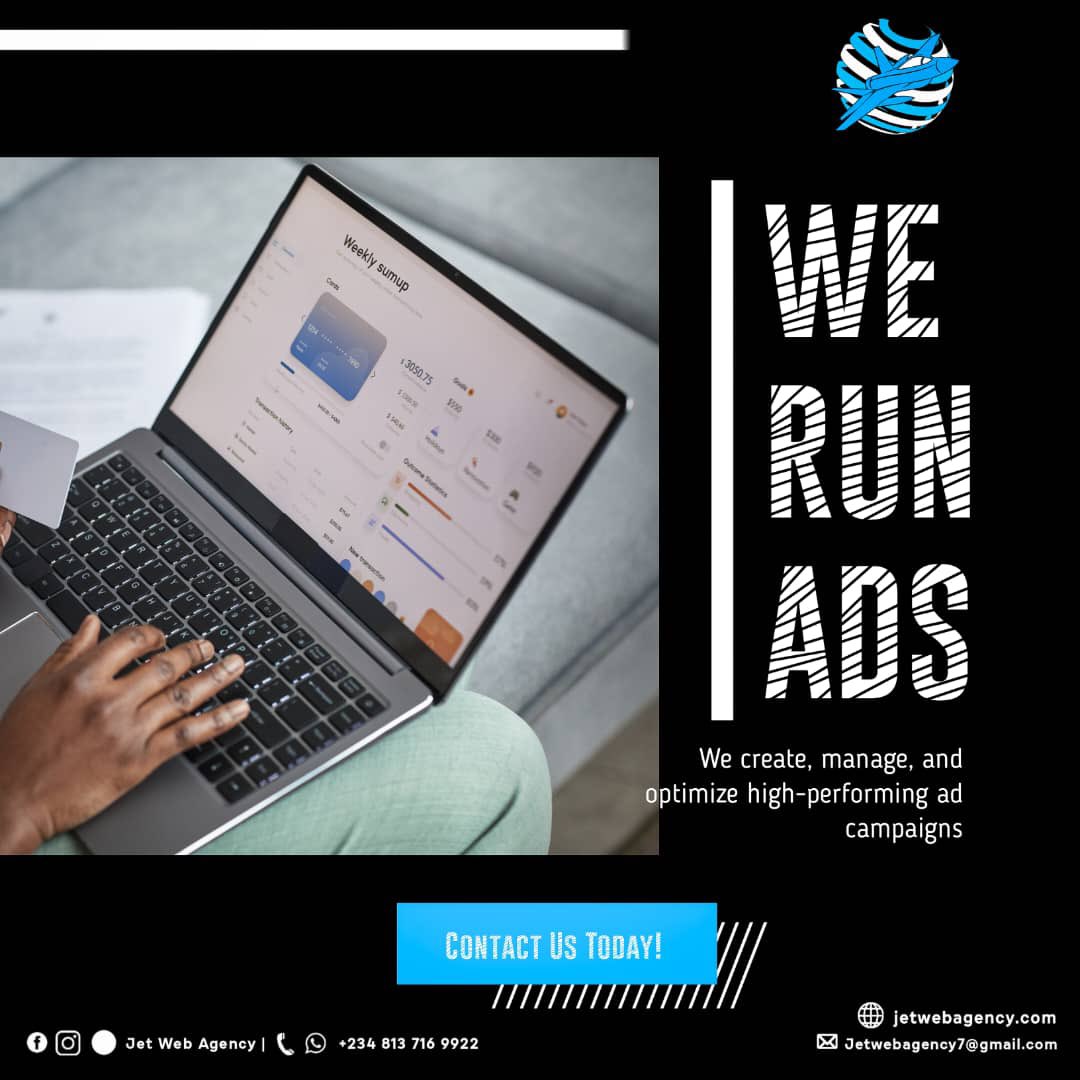 Jetwebagency's tweet photo. Instagram, Facebook, TikTok… we run ads for all social apps at Jet Web Agency.

From strategy to execution, every ad is built to deliver results that actually grow your brand.
Send us a message today and let’s get your ads working. 🚀
🌐https://t.co/qtxRdMpaMV https://t.co/RatYvsmVi4
