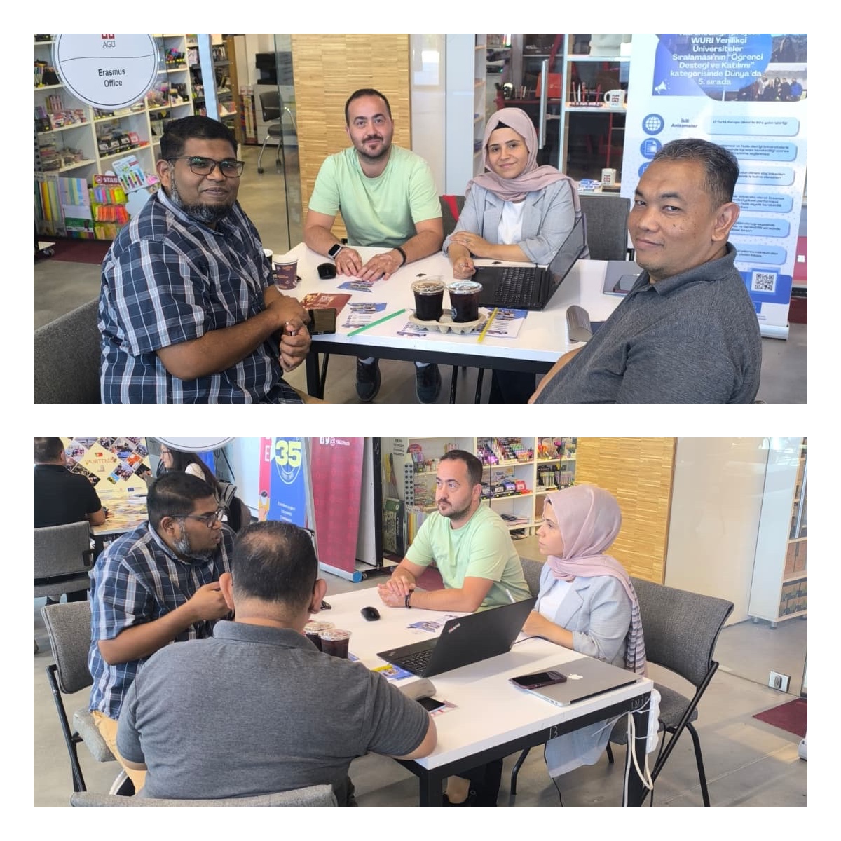 AGU_IO's tweet photo. Representatives from our partner institutions — Daffodil International University and Universiti Malaysia Pahang Al-Sultan Abdullah — visited Abdullah Gül University to further strengthen our international collaboration and explore new opportunities together. 🌍🤝 https://t.co/eNGzDb831n