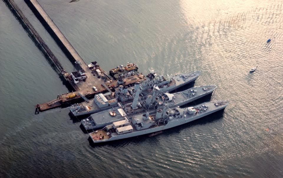 Shell Piercy Shell Pier - then and now (1986 image source unknown) @NavyLookout ...