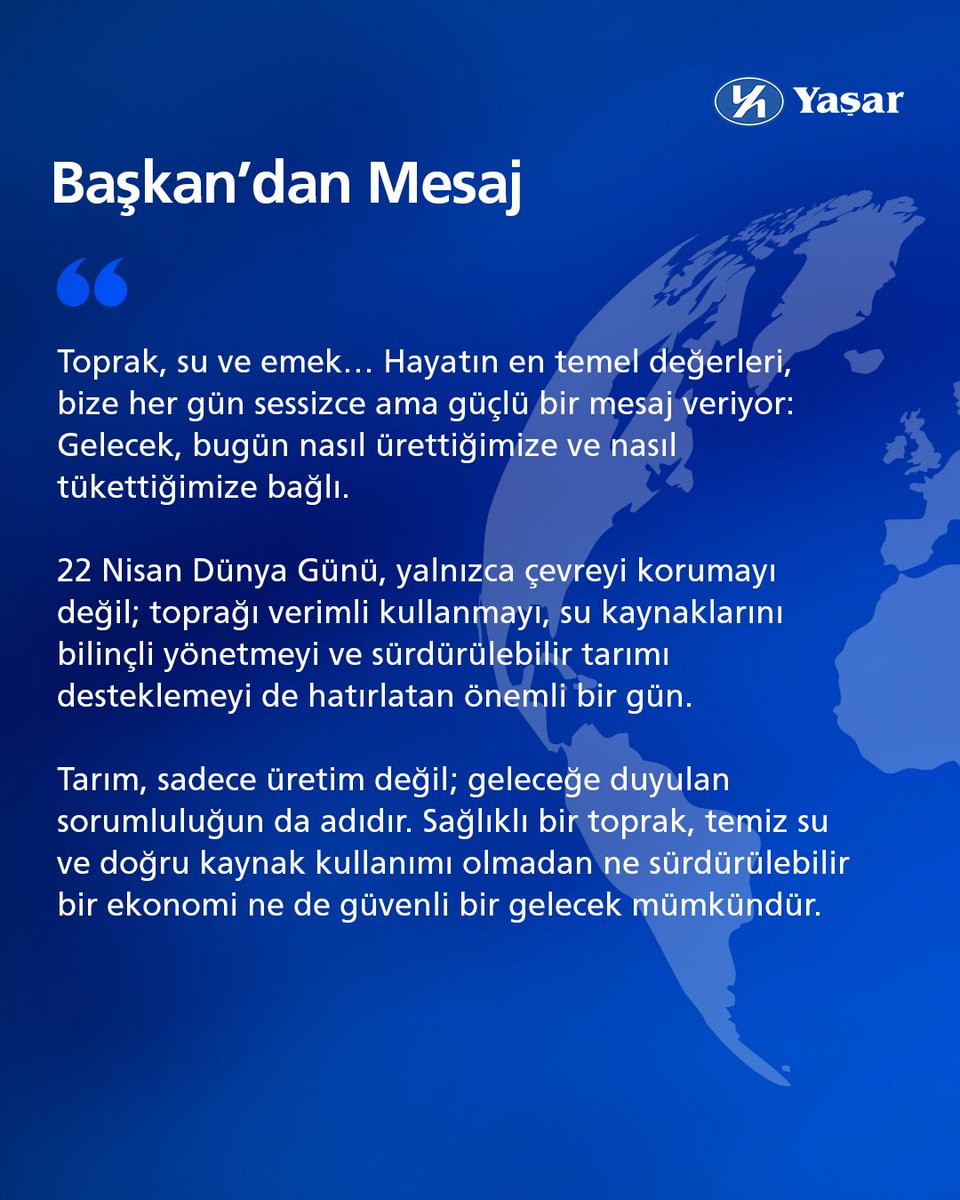 Yaşar Holding tweet media