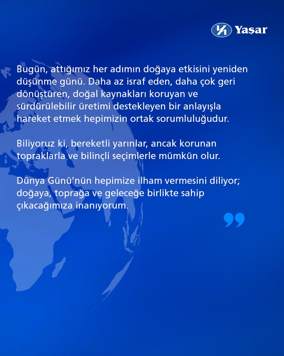 Yaşar Holding tweet media