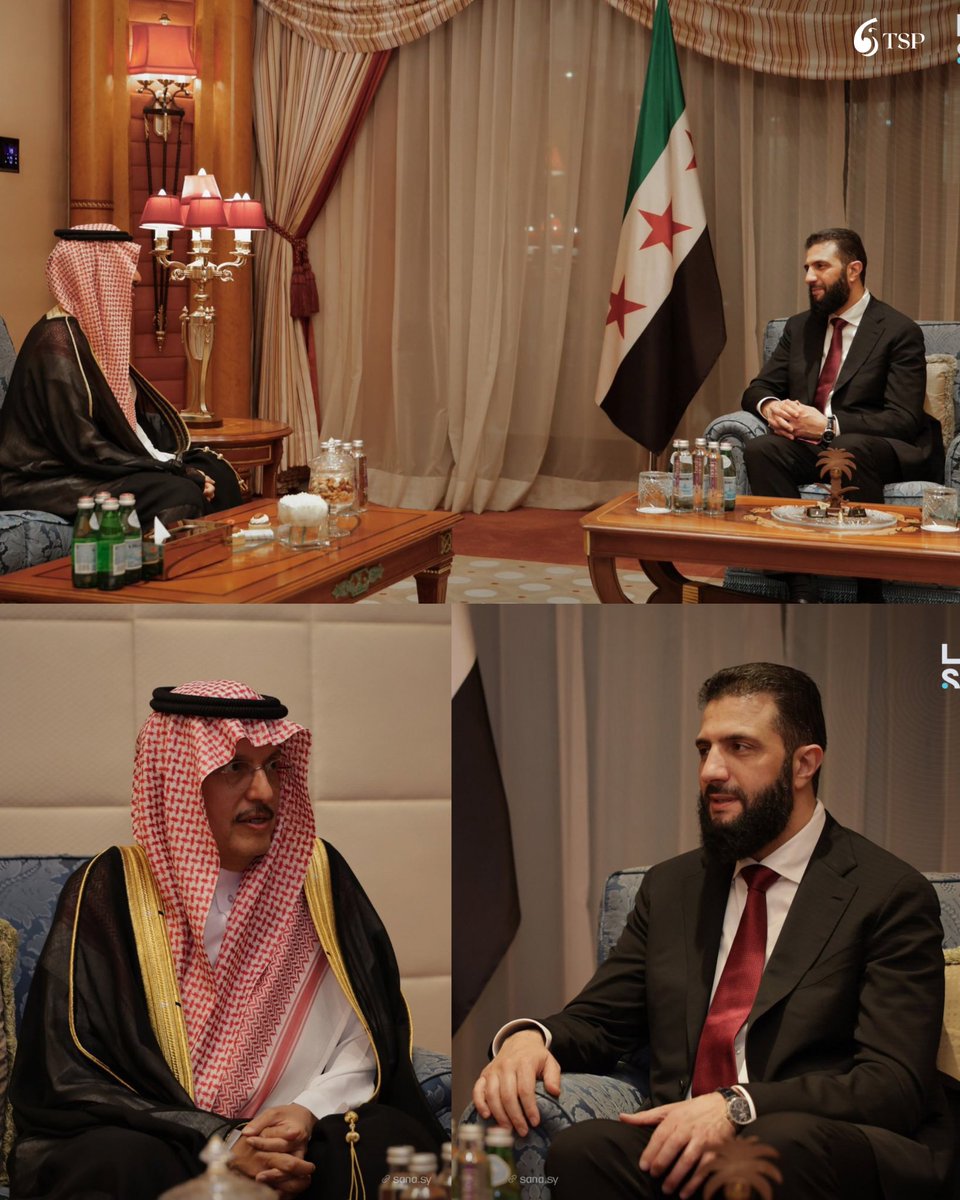 لقاء الرئيس أحمد الشرع مع محمد أبو نيان في جدة لتعزيز العلاقات الاقتصادية