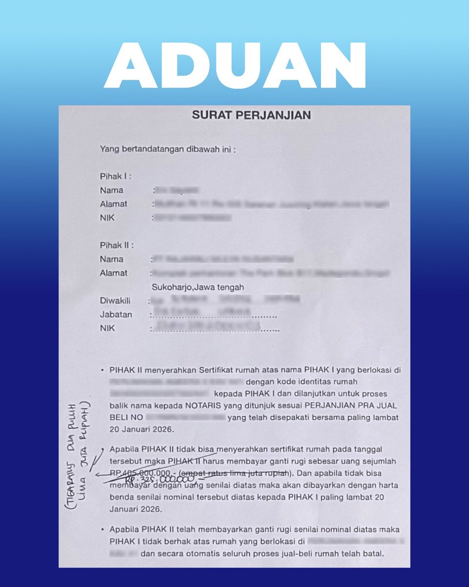 diskominfo_skh's tweet photo. Aduan terkait indikasi penipuan salah satu developer perumahan sudah ditindaklanjuti nih sob! Ayo, sampaikan keluhan mu atau info yang kamu butuhkan lewat https://t.co/h6J8AH0c1p atau https://t.co/jxOZ7yNrWl yaa..
#diskominfo
#diskominfoskh
#developernakal
#developerperumahan https://t.co/7Qkn6dYoSB