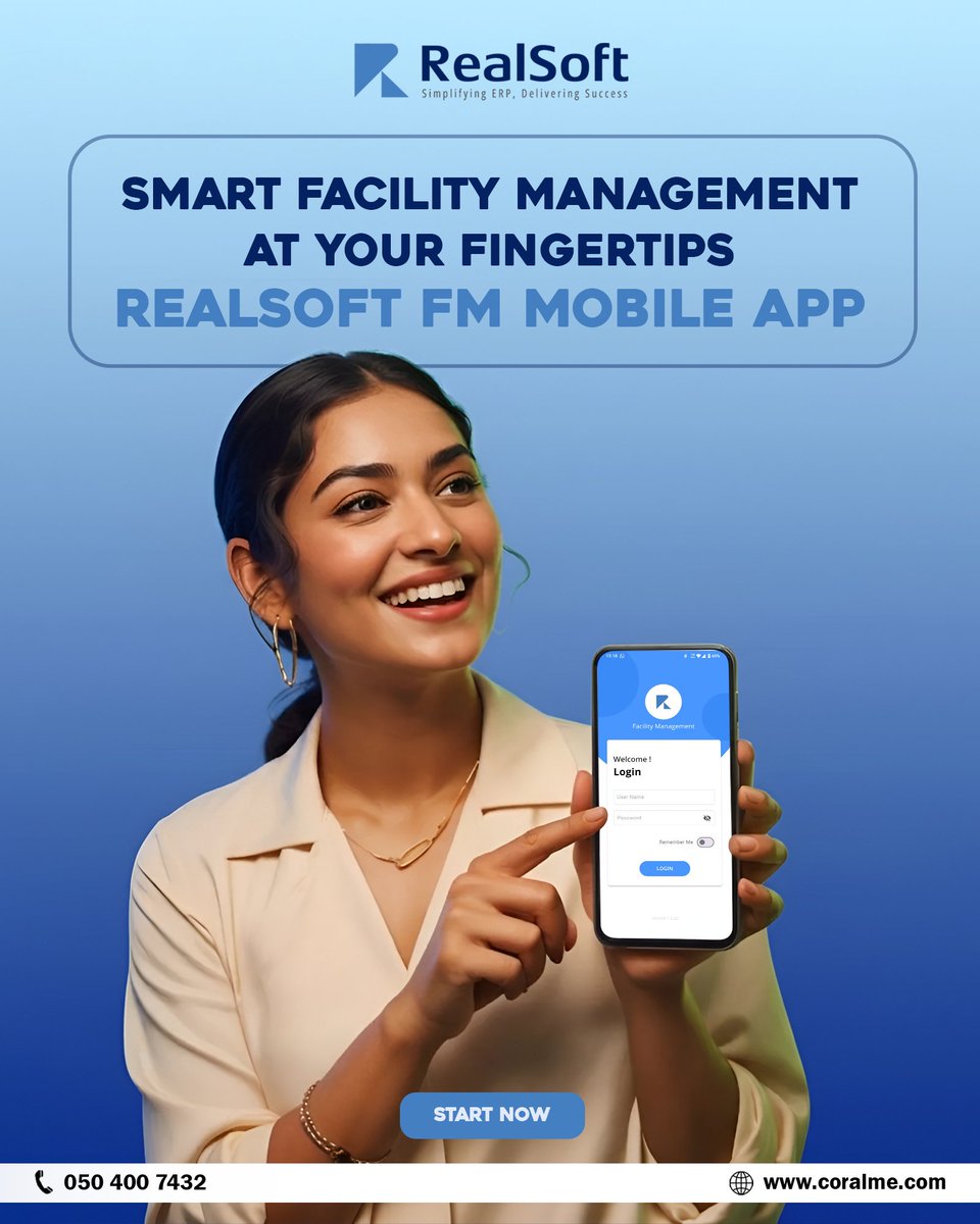coralbusiness's tweet image. Manage your UAE facilities smarter with RealSoft FM App
✅ Real-time maintenance tracking
✅ Work order automation
✅ Multi-property dashboard
✅ Compliance reports 
Built for Dubai &amp;amp; UAE business leaders.

Try it FREE → coralme.com

#FacilityManagement #UAE #Dubai