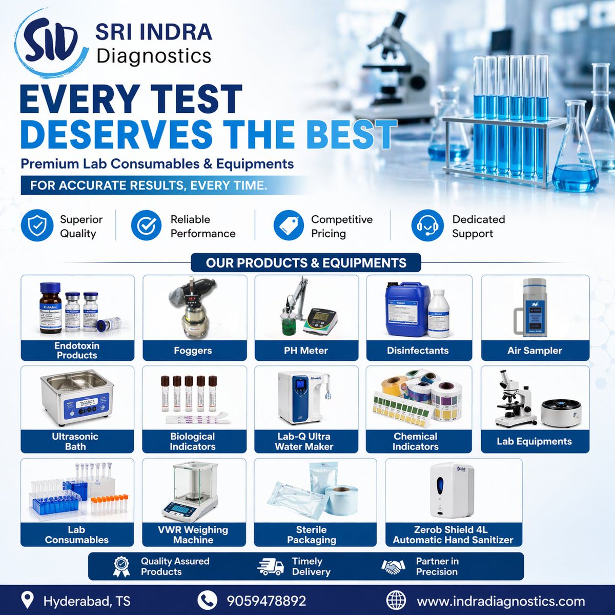 sriindra1918712's tweet image. #SriIndraDiagnostics #LabEquipment #LabConsumables #DiagnosticsIndia #MedicalEquipment #LaboratoryLife #HealthcareIndia #PrecisionMatters #ScientificEquipment #LabSolutions

#HyderabadBusiness #MedicalIndustry #B2BIndia #HealthcareSolutions #QualityMatters #InstaBusiness