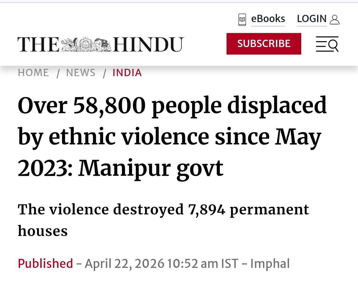 JyotiBhoomiwal's tweet image. मणिपुर अखंड भारत का भाग नहीं है क्या???
समझ नहीं आ रहा है कि #focus है कहां पर???
#हिन्दीबेल्ट 🤫🙄