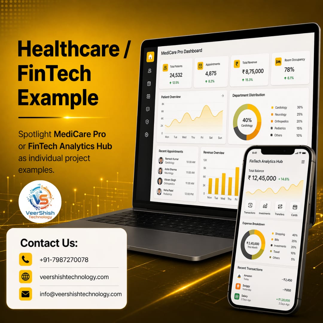 VeershishI74899's tweet image. From Data to Decisions: Powering Healthcare and FinTech Innovation
Contact Us:
📞 +91-7987270078
🌐 veershishtechnology.com
✉️ info@veershishtechnology.com

#HealthcareTech #FinTechIndia #DigitalInnovation #DataDriven #TechSolutions #StartupIndia #EnterpriseTech #AIinHealthcare