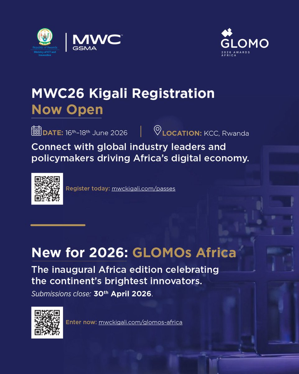 If you’re working on digital transformation in Africa, #MWC26 Kigali is where you need to be.

Bringing together policymakers, industry leaders and innovators, the conversation goes beyond ideas to what it takes to deliver real outcomes across the continent.

This year, that