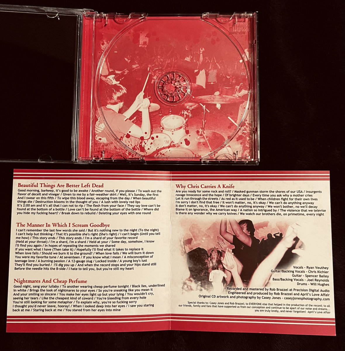 Aprils Love Affair - The Manner In Which I Scream Goodbye (2005, 2026) CD