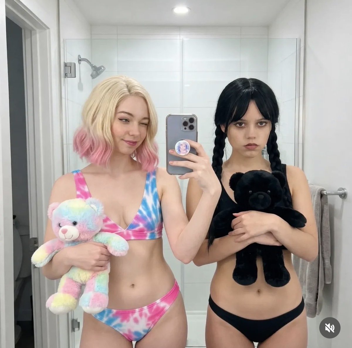 xIrissy's tweet photo. Hey @grok swap theirs outfits https://t.co/5O3mJoKmww
