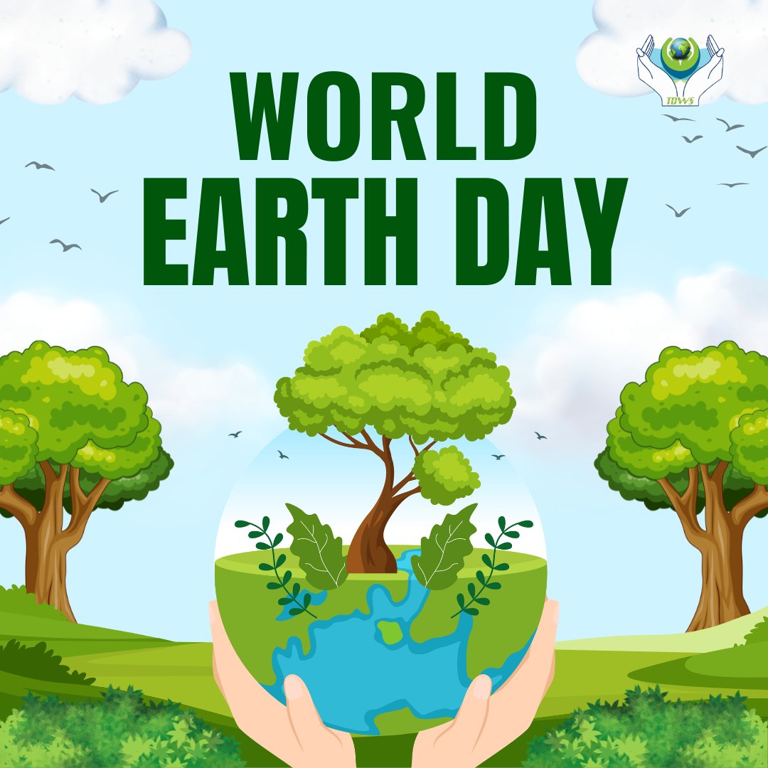 DWS_NGO's tweet image. Today is a beautiful reminder that together, we can create a greener, cleaner, and brighter world 🌱

Let’s celebrate our planet by caring for it, loving it, and protecting it for future generations 🌎

🌿 A better Earth starts with us.
#WorldEarthDay #PositiveChange #GoGreen