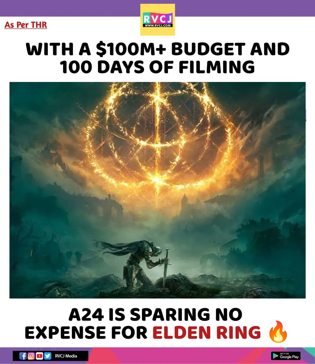 rvcjmovies's tweet image. Are you hyped for the Elden Ring movie?

#eldenring #eldenringmeme #a24 #game #hollywood