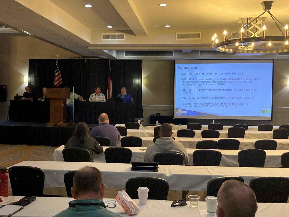 ArrbSystems's tweet photo. We were proud to have Neil Mastin represent ARRB Systems as a panelist at the 2026 SEPPP Annual Meeting  with great discussions on pavement resilience and a showcase of iPAVe's single-pass evaluation combining LCMS, TSD & 3D GPR.
#ARRBSystems #SEPPP #USA #iPAVe #PavementPreservation
