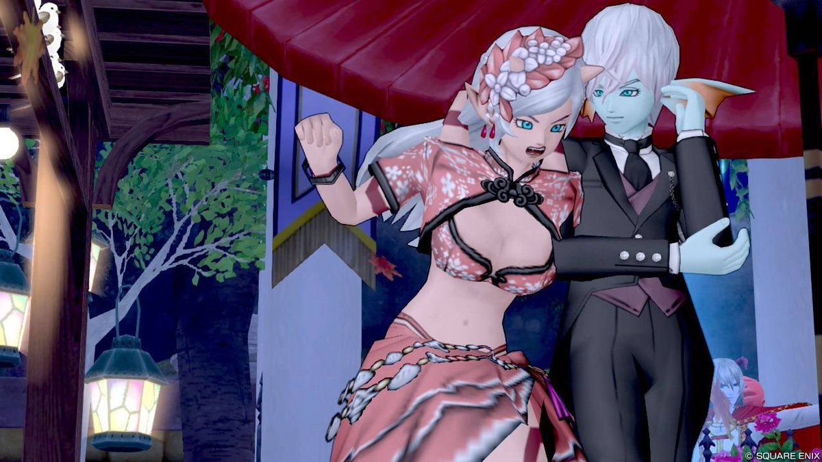 ラブ、普段は短い髪型だけど
長髪美人にもなりたくなって
新しい装備を買ってしまった…

女の子のドレア作ってると時間が溶ける🫠