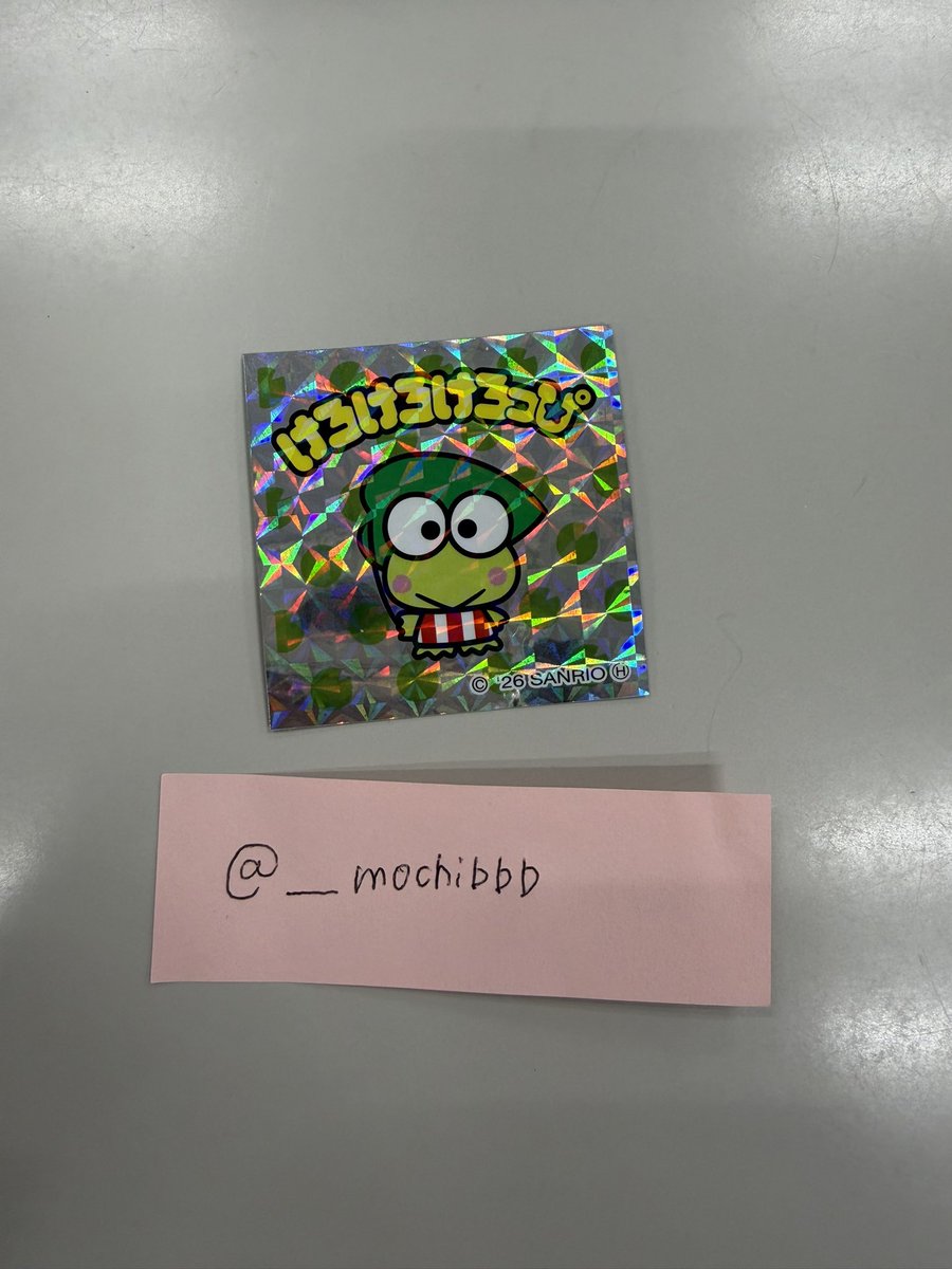 __mochibbb's tweet photo. @mgodpdpwpwgdp 検索より失礼致します。
けろけろけろっぴ所持しております。
ウィッシュミーメルとの交換はまだ可能でしょうか？
名古屋手渡し希望です🙇‍♀️
ご検討よろしくお願いいたします。 https://t.co/UNYf1IpHjJ