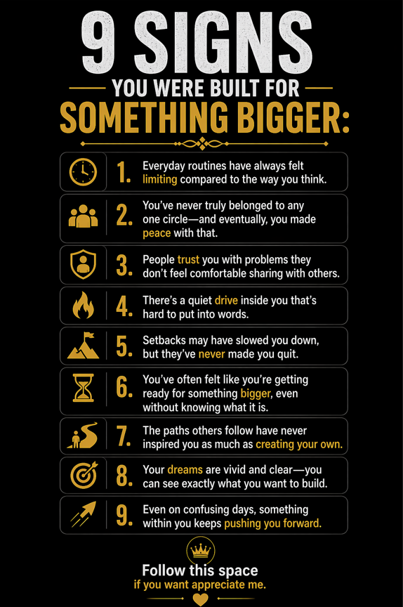 DisciplineEarns's tweet image. Some people are not meant for normal paths.

If you feel this, you already know.

Which one describes you best?

#Mindset #SelfImprovement #Discipline #Growth