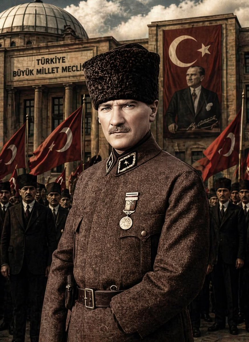 AykiriTRs4's tweet photo. ATATÜRK'Ü ELEŞTİREBİLMEK İÇİN:

Önce yeni bir Cumhuriyet kuracaksın.

Yıkılmış bir imparatorluktan modern bir devlet çıkaracaksın.

Devrimler yapıp bir milleti ayağa kaldıracaksın.

Cephede en ön safta bizzat savaşmış olacaksın.

Tüm mal varlığını şahsi hesabına değil, ülkene bağışlayacaksın.

"Köylü milletin efendisidir" diyecek kadar mütevazı olacaksın.

Doğayı, bir ağaç dalı için koca köşkü taşıyacak kadar seveceksin.

Kadını toplumun merkezine koyup ona haklarını vereceksin.

Ayrım yapmadan tüm halkı aynı samimiyetle seveceksin.

Dogmalarla değil, akıl ve bilimle hareket edeceksin.

Yüzlerce kitap okuyup ondan daha kültürlü olacaksın.

İstikbali göklerde arayacak kadar ileri görüşlü olacaksın.

KISACASI; ÖNCE ONUN KADAR "ADAM" OLACAKSIN.