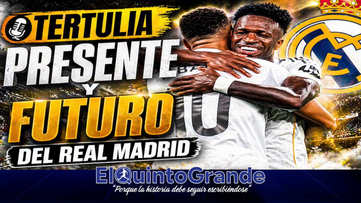 🟣⚪ PRESENTE Y FUTURO DEL REAL MADRID 👑⚽ Tertulia Madridista 🔥💥 youtu.be/dzEfv1SUArY?si… a través de <a href="/YouTube/">YouTube</a>
