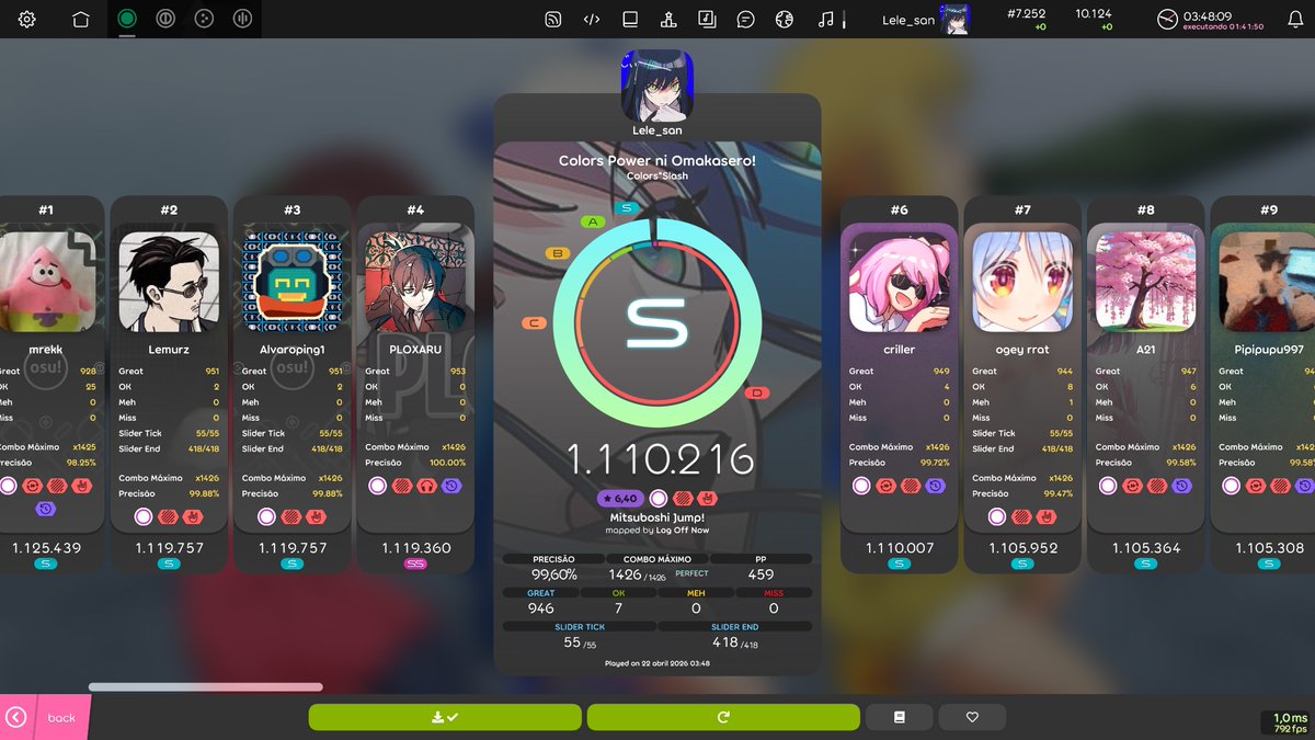 LeleOsu's tweet photo. LET'S GOOOOOO RANK #5 GLOBAL https://t.co/xxcyNEYQUB