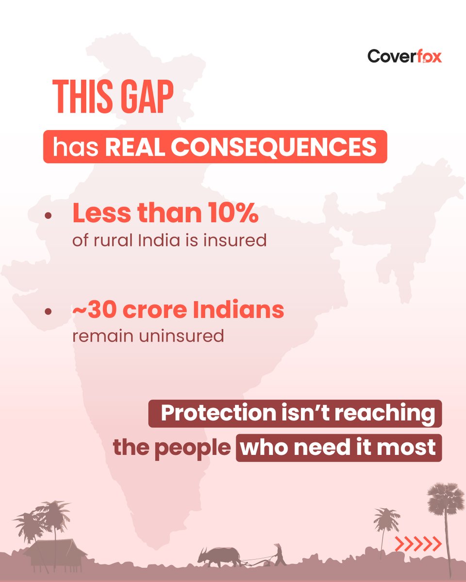 Coverfox's tweet image. #InsuranceForBharat

What if people already want insurance—but it simply isn’t reaching them?

The next phase of growth lies in accessibility, affordability, and availability.

That’s the gap we’re solving at Coverfox.

#Insurance #Coverfox #ReachingBharat