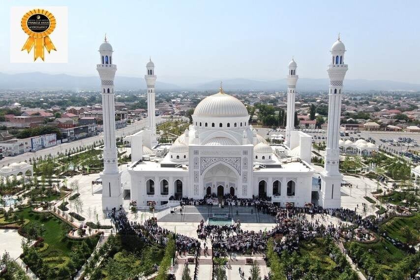 B_Stojar's tweet photo. @RadioGenoa Wrong. Largest one is in Russia. This one is just cute in comparison with Shali Mosque https://t.co/0dYFT4FYwx