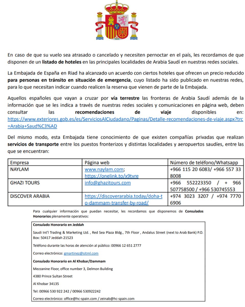 EmbEspaña en A.Saudí tweet media