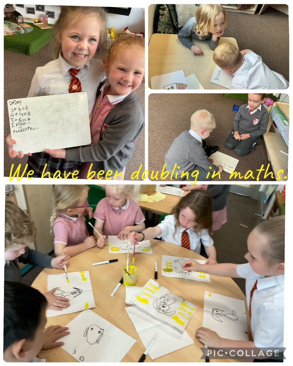 lime_class's tweet photo. We have been doubling numbers in maths, we have been very impressed. We especially enjoyed our doggy doubles song and doubling his dog biscuits. https://t.co/UuPWAHAg02