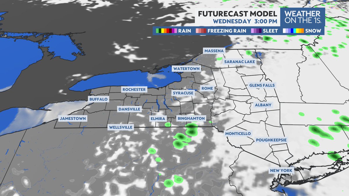 DurkinWeather's tweet image. **NEXT 2 DAYS OUTLOOK**

Mostly rain free weather today clouds to breaks of sunshine for many, especially CNY &amp;amp; WNY.

Comfortable, quiet weather tomorrow with plenty of sunshine.

#Buffalo #Rochester #Syracuse #Albany #HudsonValley #Binghamton #Watertown #NYwx