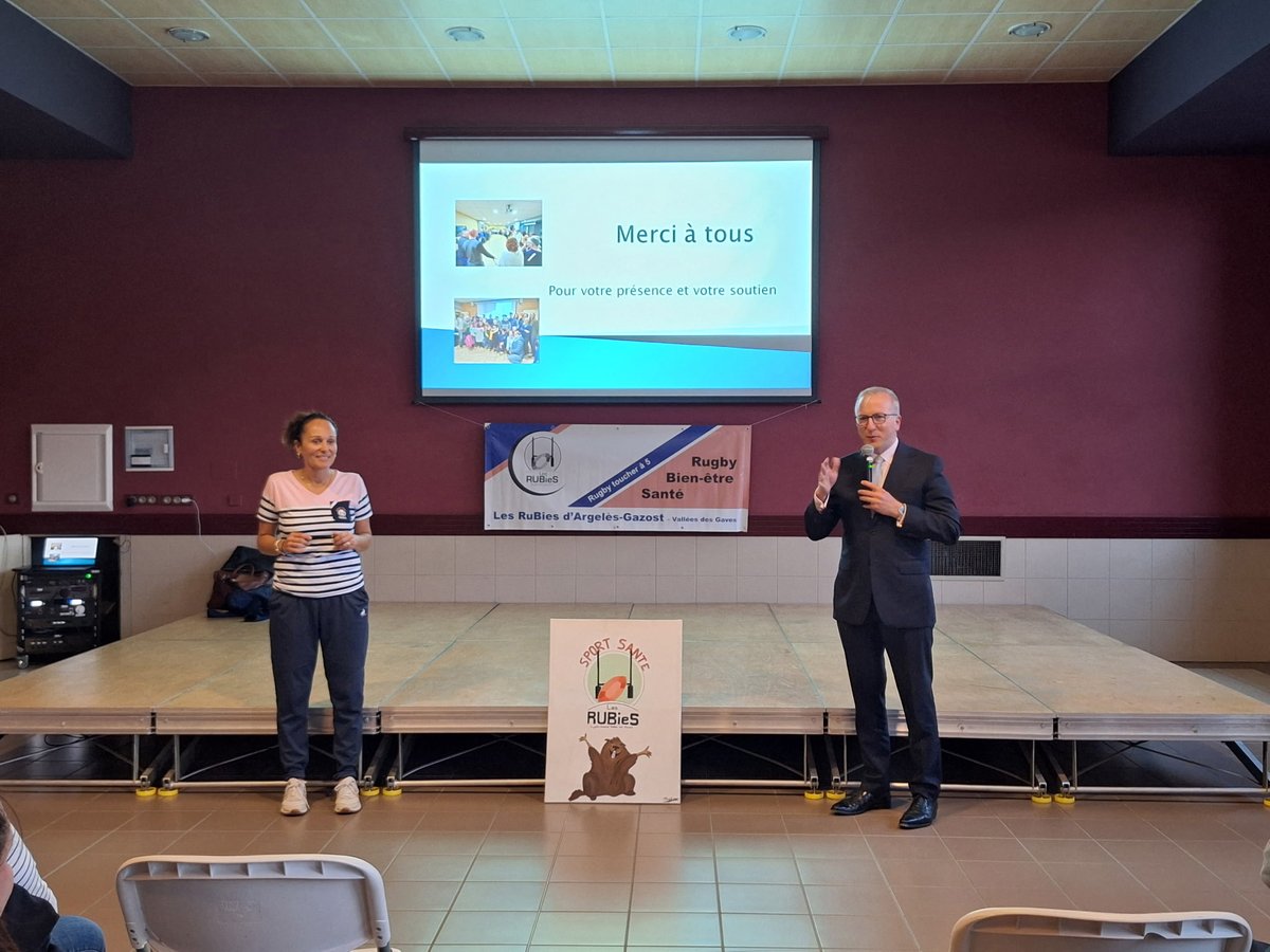 Image de Préfet des Hautes-Pyrénées - #NosAssociations🏉 | Le #préfet65 et la #SPAG65 étaient présents à l’AG de l’association des RUBIES 