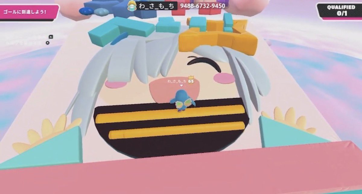 wa_sa_mo_chi's tweet image. かなたんへお祝いと感謝を込めて

『☆THE かなた☆へようこそ』

かなたんの誕生日を記念に生誕記念コースを作りました！💫

かなたんお誕生日おめでとう！🎉

コースコード
9488-6732-9450

#天音かなた
#FallGuys
#FallGuysCreative
#フォールガイズ