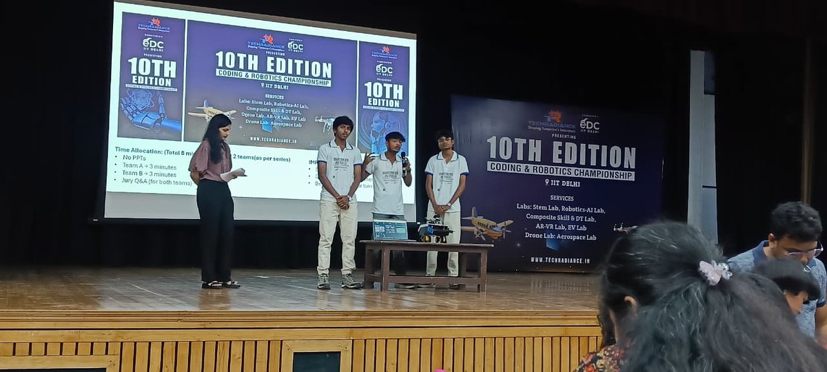 ncsmgoi's tweet image. 🚀🏆 Team Innovation Hub, @dscpurulia, a unit of @ncsmgoi, @MinOfCultureGoI secured 5th position at Techradience, @iitdelhi—a proud moment of innovation &amp;amp; teamwork! ✨

#InnovationHub #StudentAchievement #NCSM #Purulia