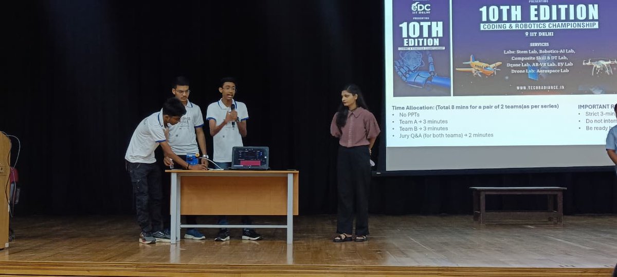 ncsmgoi's tweet image. 🚀🏆 Team Innovation Hub, @dscpurulia, a unit of @ncsmgoi, @MinOfCultureGoI secured 5th position at Techradience, @iitdelhi—a proud moment of innovation &amp;amp; teamwork! ✨

#InnovationHub #StudentAchievement #NCSM #Purulia