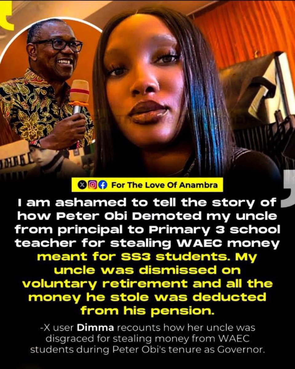 The man, Peter Obi.