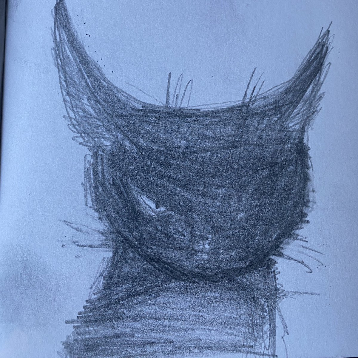 Charcoal looneys #charcoal #sketchbook #cat