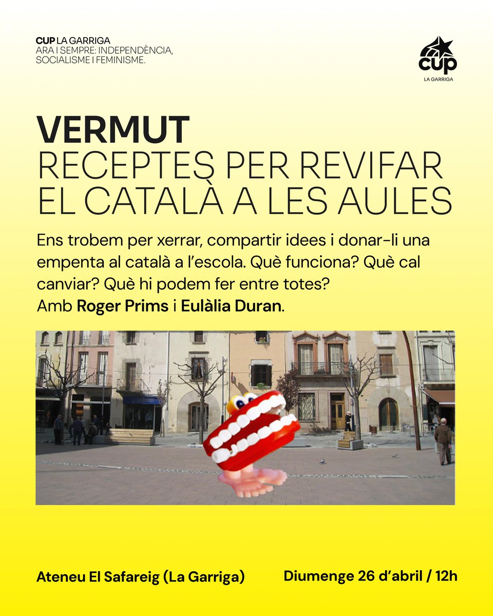 CUP la Garriga ✊ tweet media