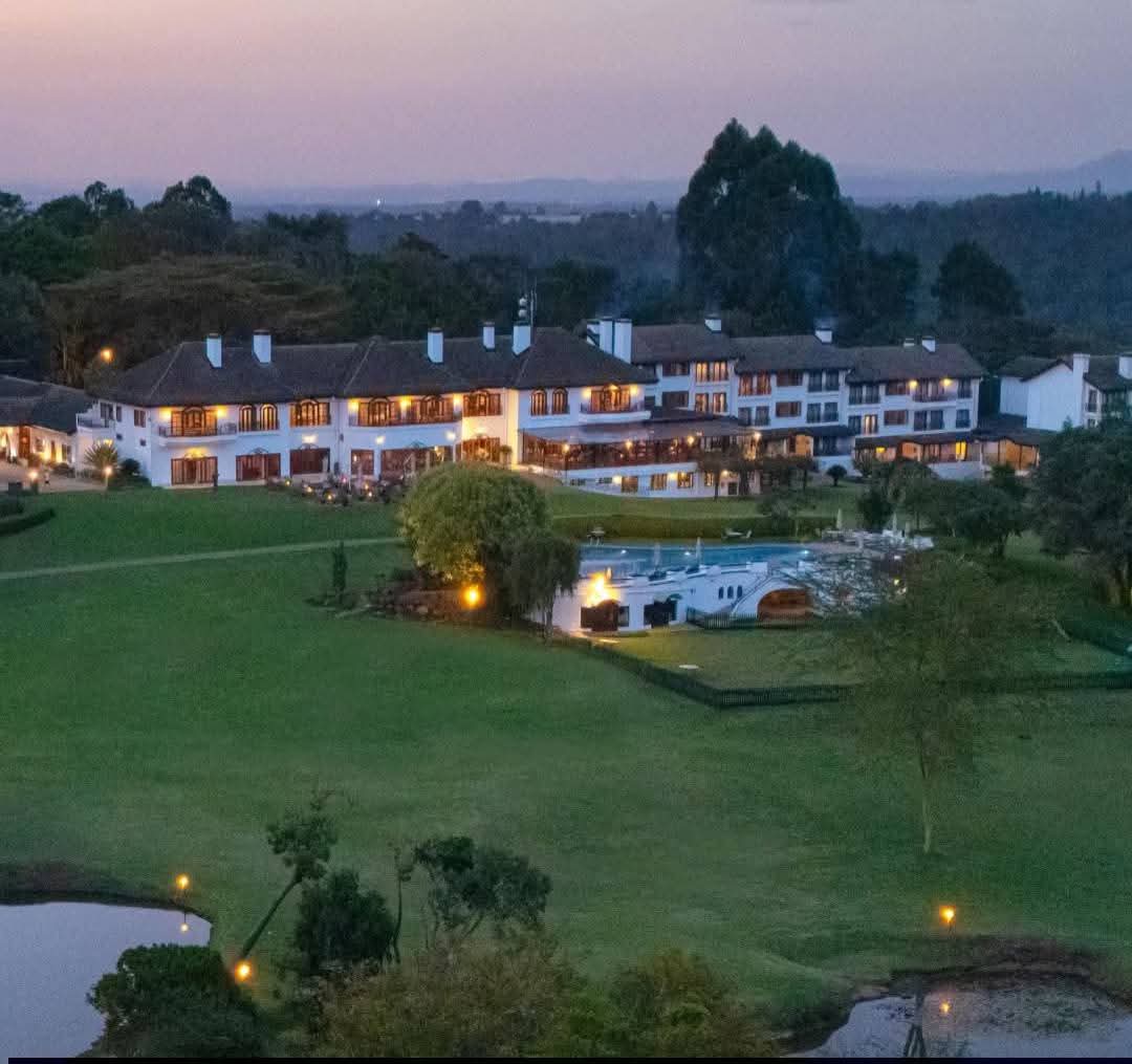 If you drive up into Laikipia County, past Nanyuki  far up there, the clouds begin to behave and  you will eventually see it..
the Fairmont Mount Kenya Safari Club.

It sits there with imperial calm, Mount Kenya looming behind it like a silent bodyguard. Am not sure but am told