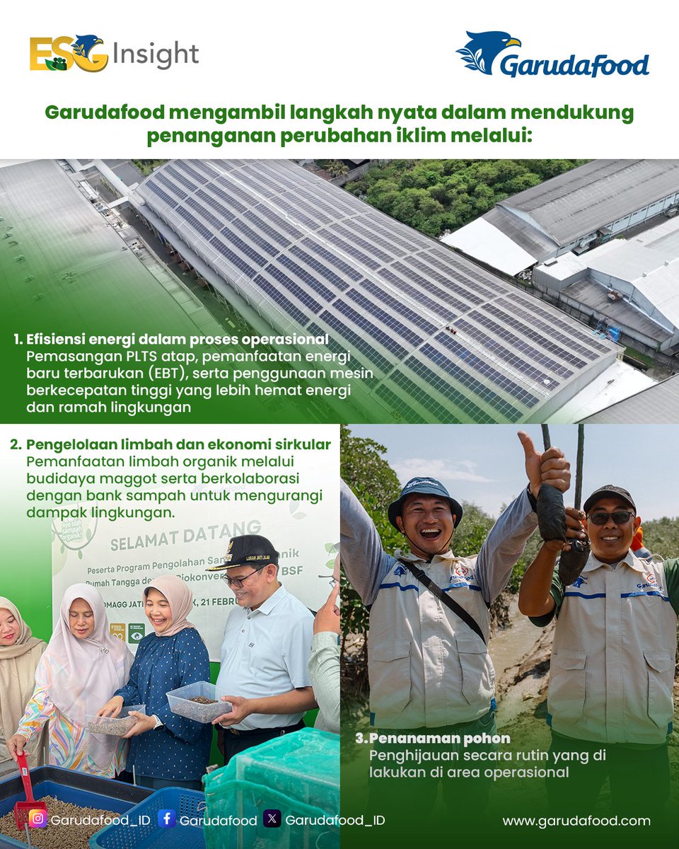 GarudaFood_ID's tweet image. Hari Bumi mengingatkan kita: krisis iklim berdampak pada semua manusia &amp;amp; alam, hari ini juga. 
Mulai dari langkah kecil, bersama kita bisa jaga masa depan berkelanjutan.
Our Power, Our Planet. Setiap aksi berarti.

#EarthDay2026 #OurPowerOurPlanet #ClimateChange #Sustainability