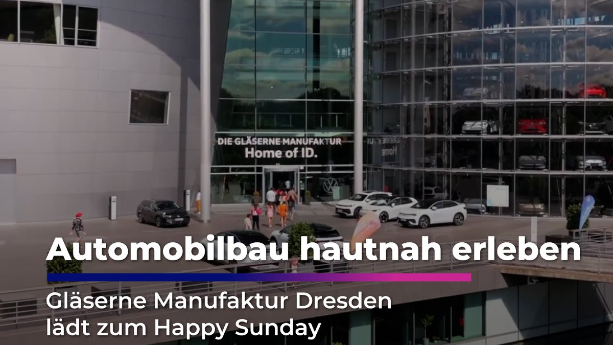 DresdenNews's tweet image. Nach Ende der Autoproduktion in der Gläsernen Manufaktur Dresden rollt der Standort nun mit einem anderen Konzept neu auf. Wie der kommende Sonntag maßgeblich an der Umsetzung dessen beteiligt ist, seht ihr hier:
f.mtr.cool/dgvhxlippt

#GläserneManufaktur #HappySunday