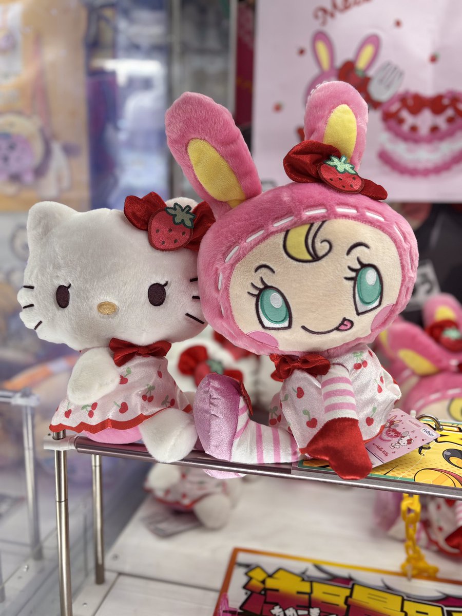 🎀🍓ぬいぐるみ新景品🍓🎀 ⁡ Mezzo Piano × Hello Kitty チェリーBIG