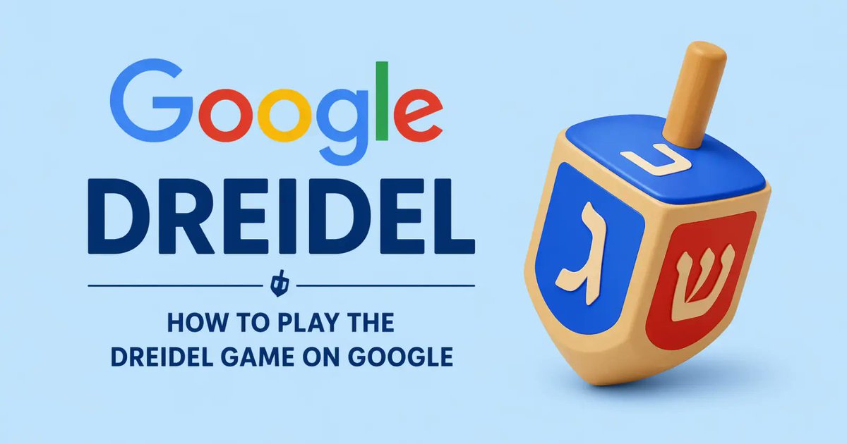 digitfeast's tweet photo. Google Dreidel - How to Play the Dreidel Game on Google
https://t.co/nHDEJeGE9F
#googledreidel https://t.co/dYftS6OsSe