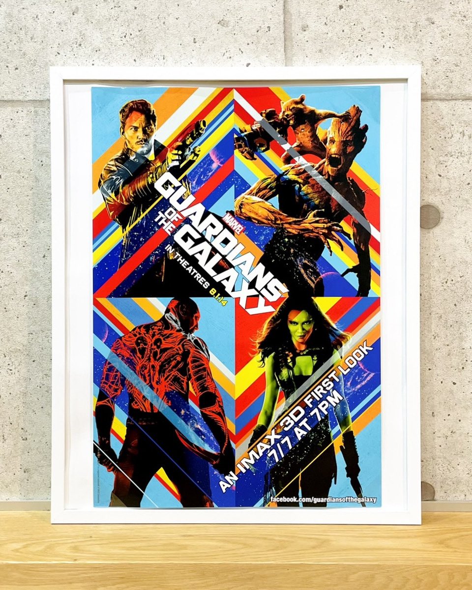 本日はジェームズ・ガン監督が手掛けたスペース・オペラ「ガーディアンズ・オブ・ギャラクシー」のポスターをご紹介いたします☄️⭐️

みんな大好き宇宙のはみだし者たち「ガーディアンズ・オブ・ギャラクシー」の記念すべき1作目がコチラ👆